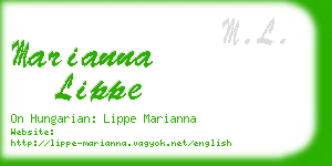 marianna lippe business card